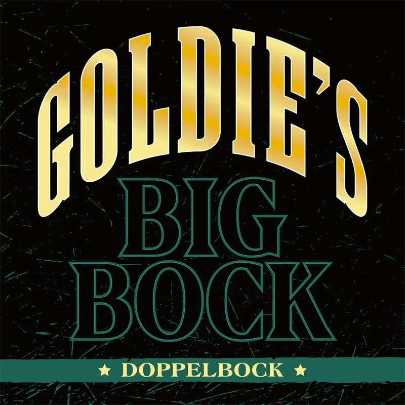 Goldie's Big Bock label